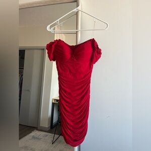 Windsor Strapless Red Dress